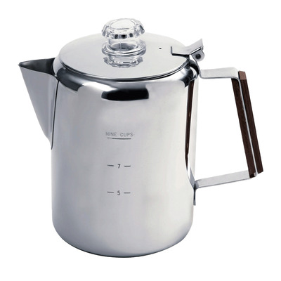 Henlé Pro - Stainless steel coffee percolator, 9 cups