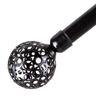 Henlé Pro - Telescopic curtain rod with dot-caged ball ends