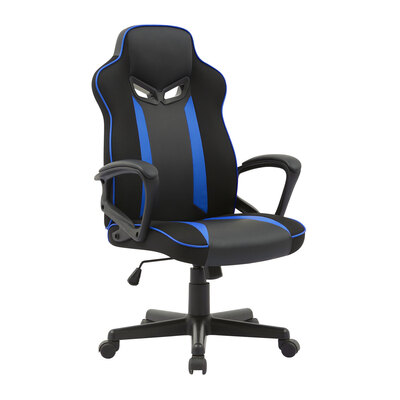 High-back, racing style office/gaming chair - Blue