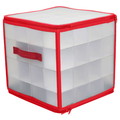 Home Basics - Zippered ornament storage box