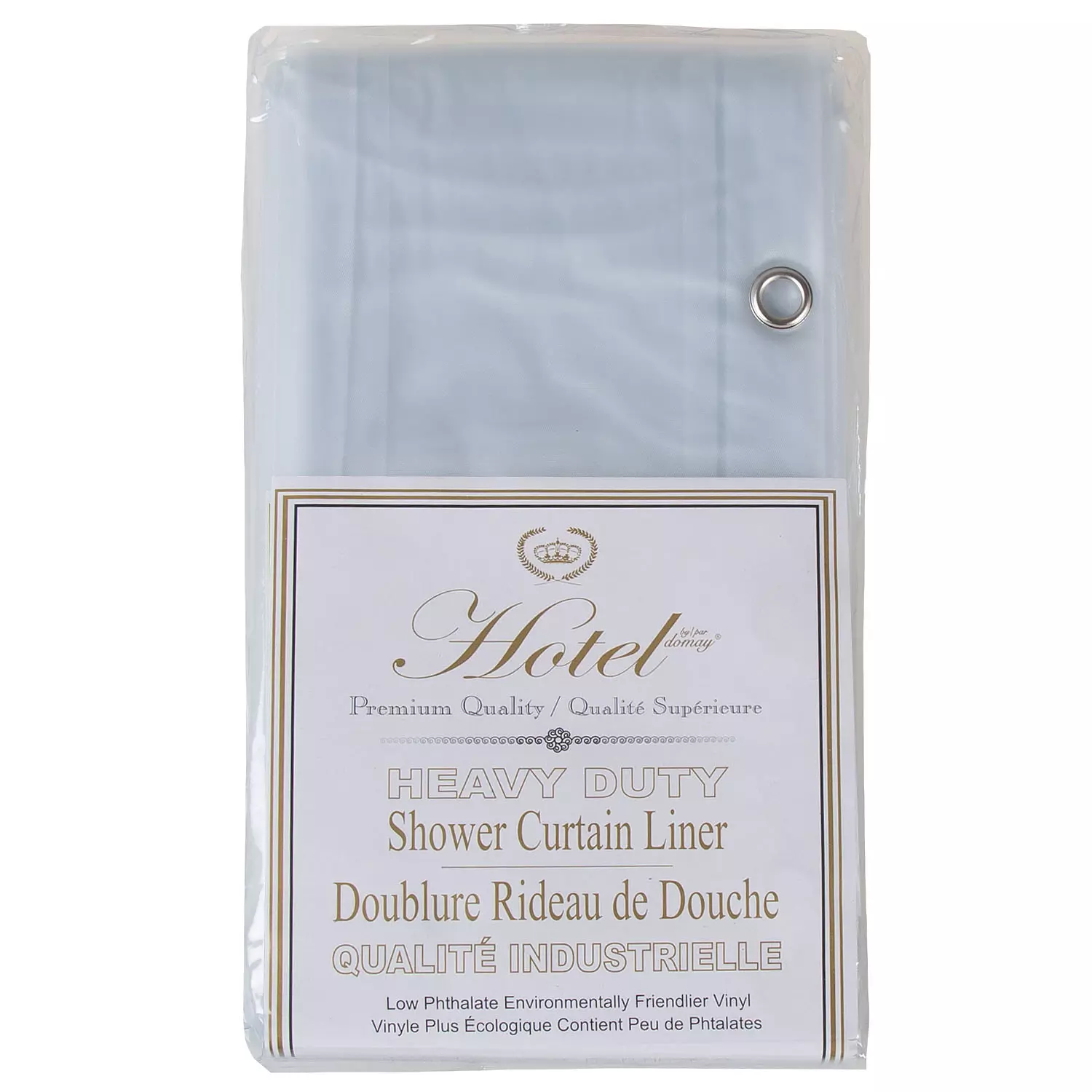 Hotel by Domay - Shower curtain liner, heavy duty, 70"x71", frosted