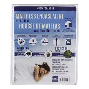 Housse de matelas avec fermeture &eacute;clair