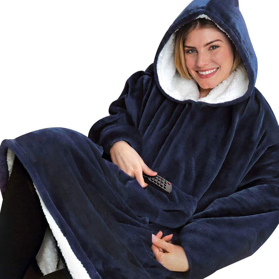 Huggle Hoodie - Ultra plush blanket hoodie