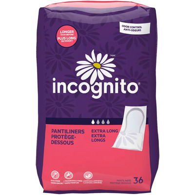 Incognito - Pantiliners, extra long, pk. of 36