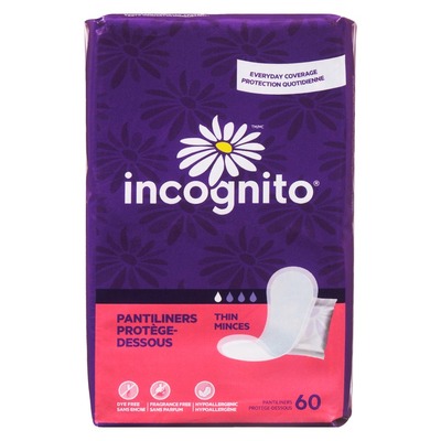 Incognito - Pantiliners, thin, pk. of 60