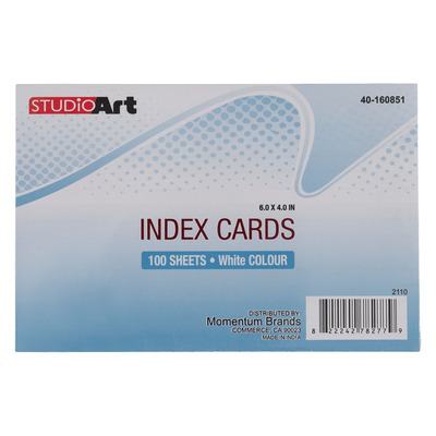 Index cards, pack of 100