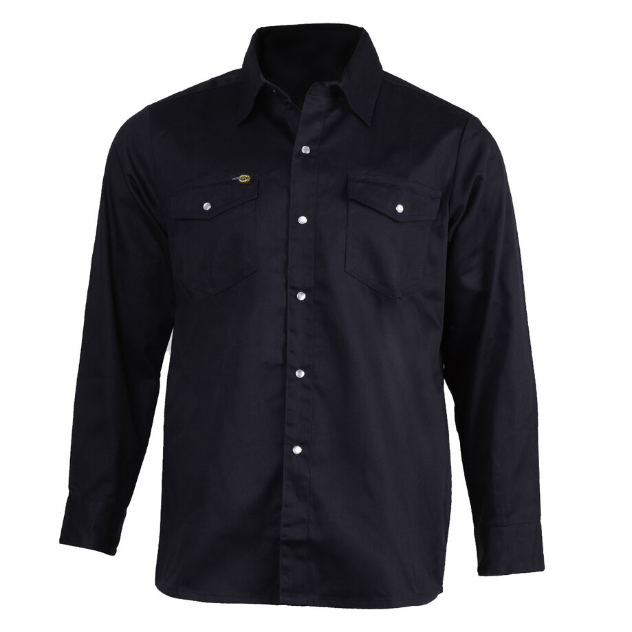 Jackfield - Work shirt, navy blue, medium (M)