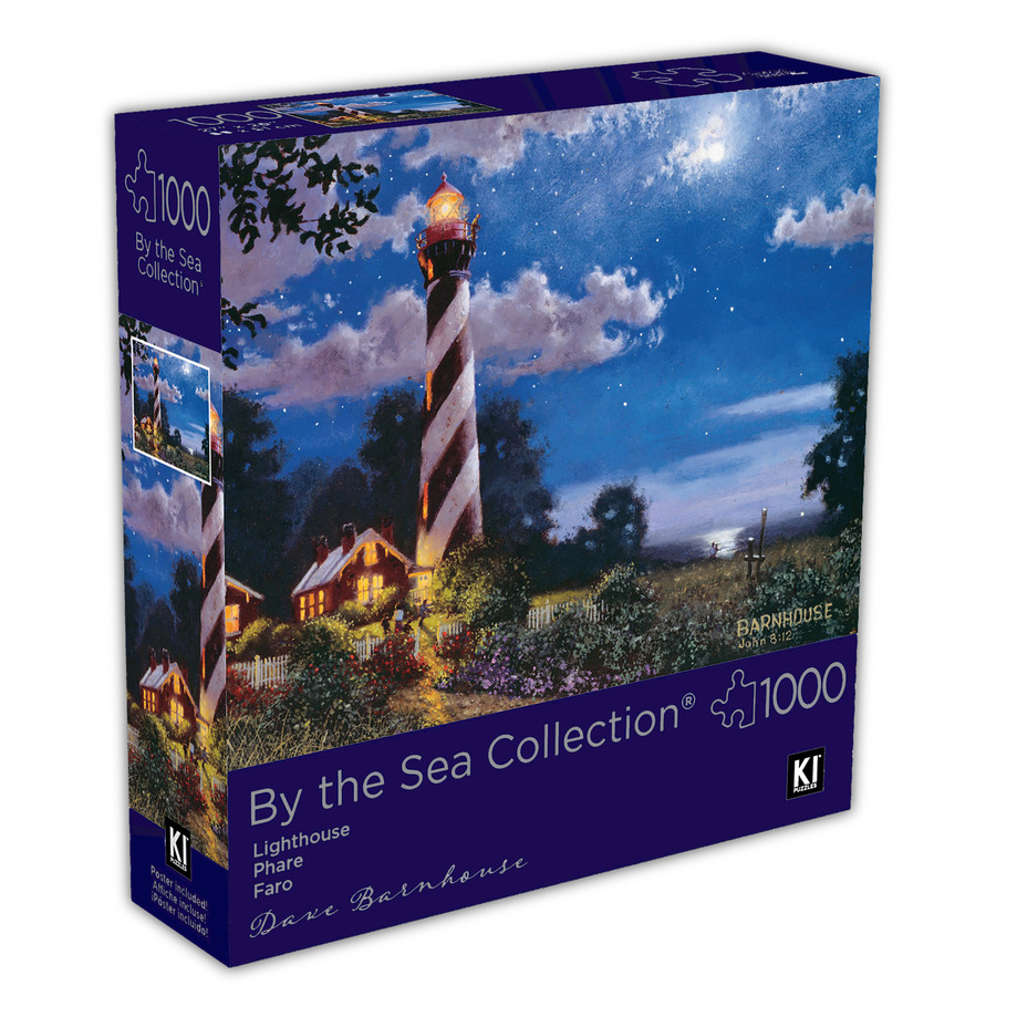 KI - By the Sea Collection - Dave Barnhouse, Lighthouse, 1000 pcs