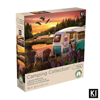KI - Camping - Bob Giordano - Lakeside Reflection, 550 pcs