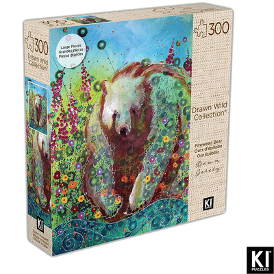 KI - Drawn Wild - Fireweed Bear, 300 pcs