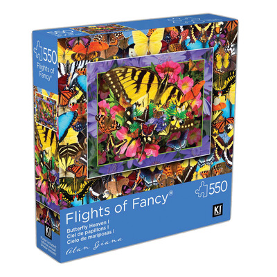 KI - Puzzle - Flights of Fancy - Alan Giana: Butterfly Heaven I, 550 pcs
