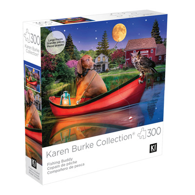 KI - Puzzle - Karen Burke - Fishing Buddy, 300 pcs