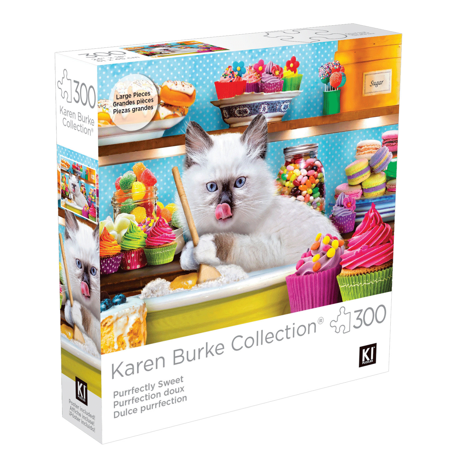 KI - Puzzle - Karen Burke - Purrfectly Sweet, 300 pcs