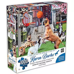 KI - Puzzle, Karen Burke, Shooting hoops, 1000 pcs