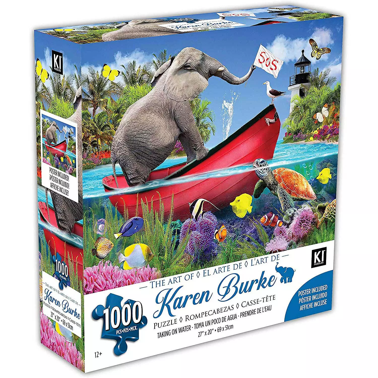 KI - Puzzle, Karen Burke, Taking on water, 1000 pcs