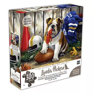 KI - Puzzle, Linda Picken, Possession of the ball by bulldog, 300 pcs