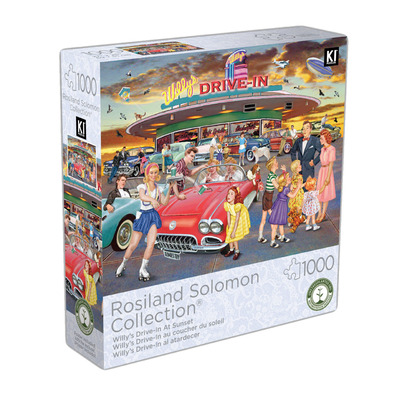 KI - Puzzle - Rosiland Solomon - Willy's Drive-In at Sunset, 1000 pcs