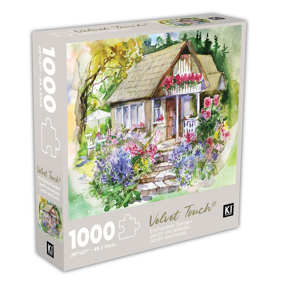 KI - Puzzle, Velvet Touch, Jardin enchanté, 1000 pcs