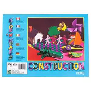 Kids 'n Krafts - Papier de construction 100 feuilles