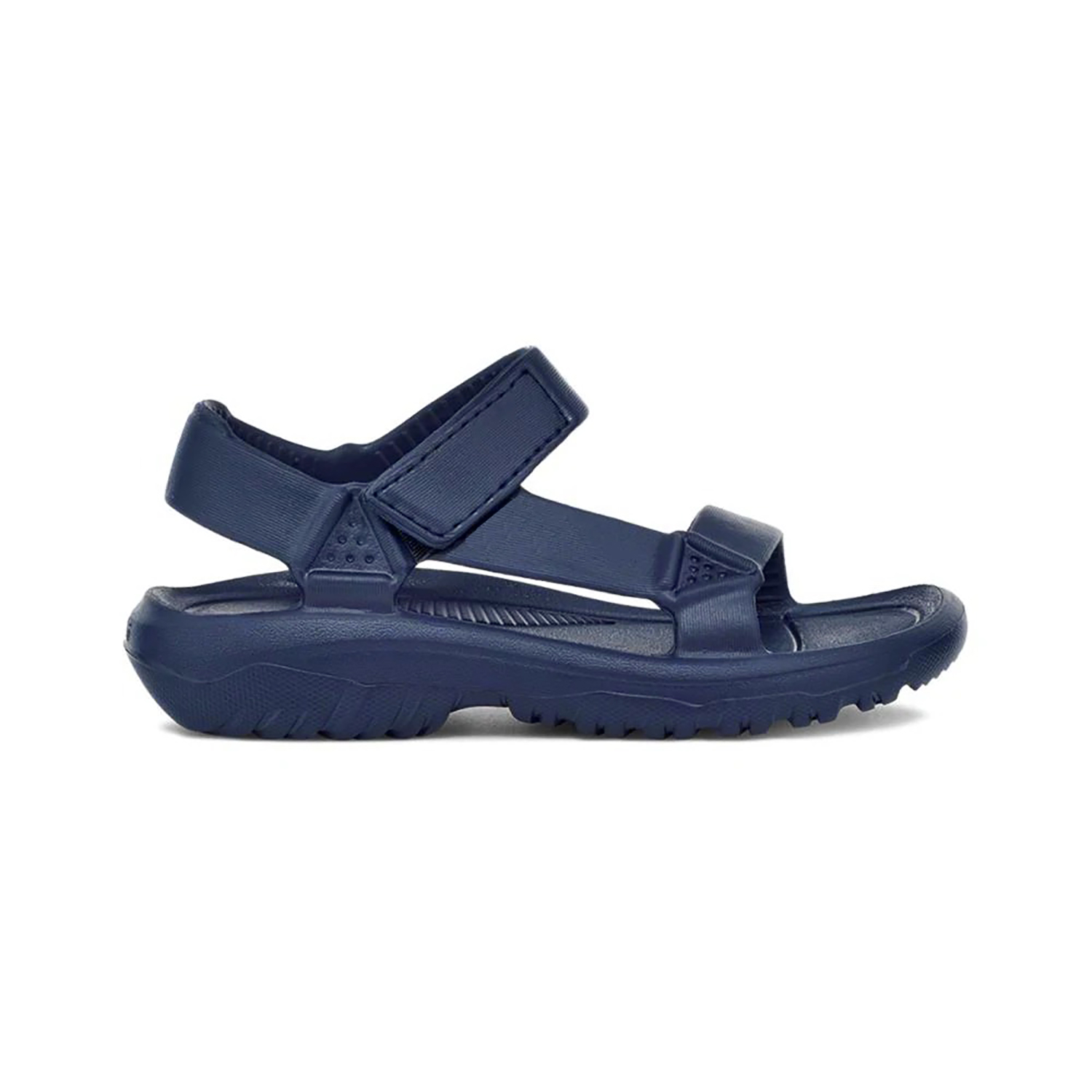 Kids' rubber sandals with velcro closure - Navy, size 11