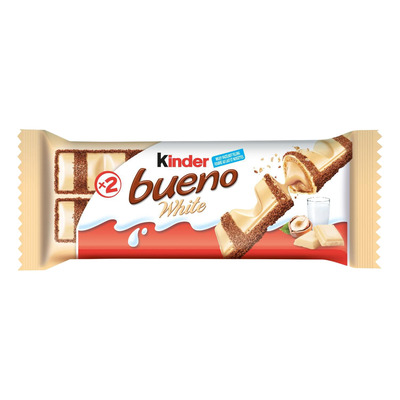 Kinder - Kinder Bueno - Barres au chocolat blanc et crème de noisettes, 39g