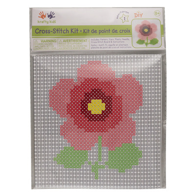 Kit de point de croix - Fleur