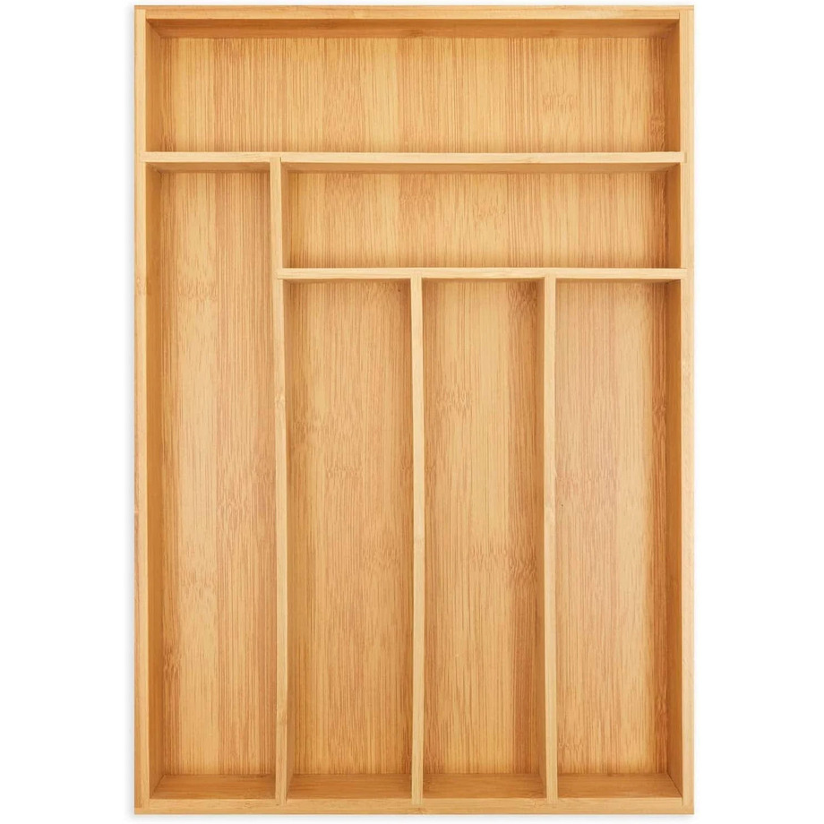 Kitchen Crew - Range-couverts en bambou, 6 sections
