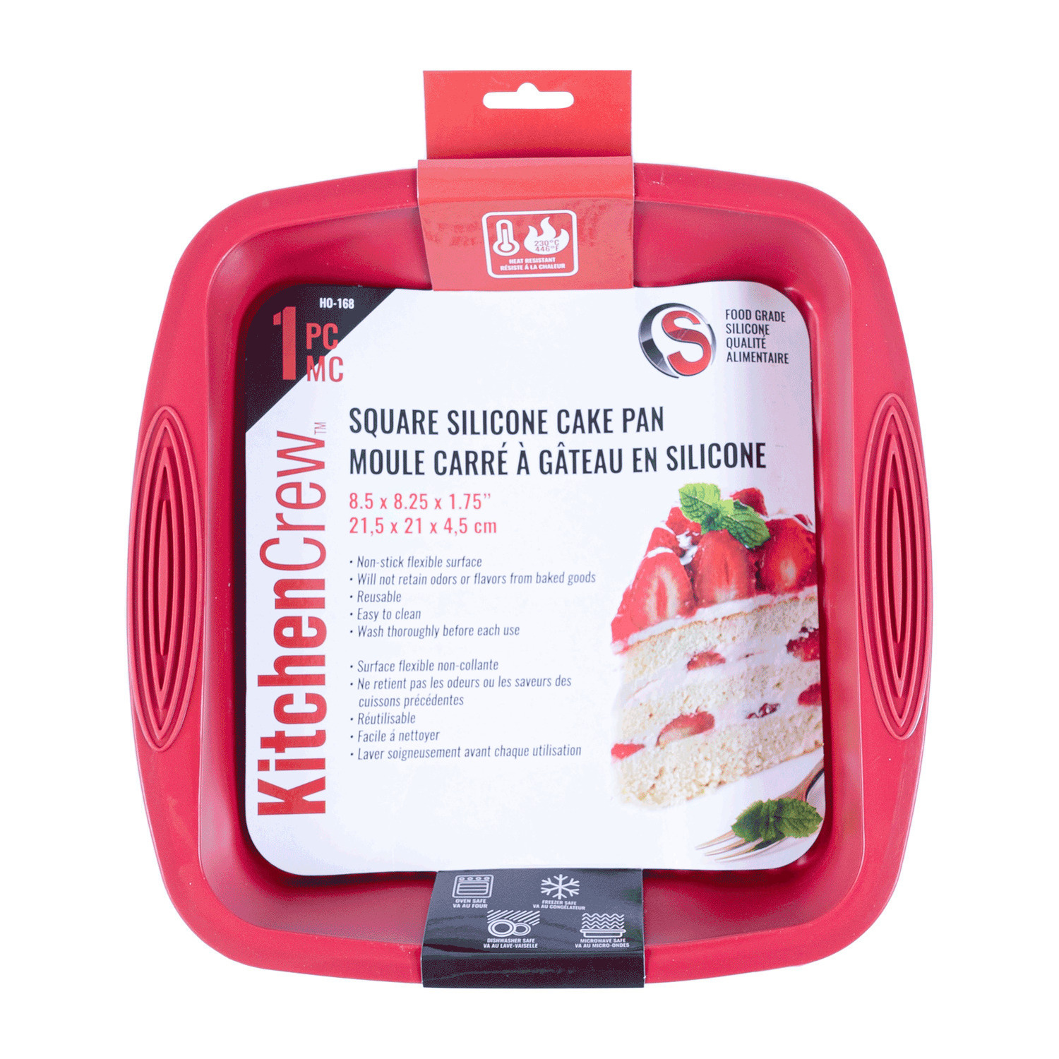 Kitchen Crew - Square silicone cake pan