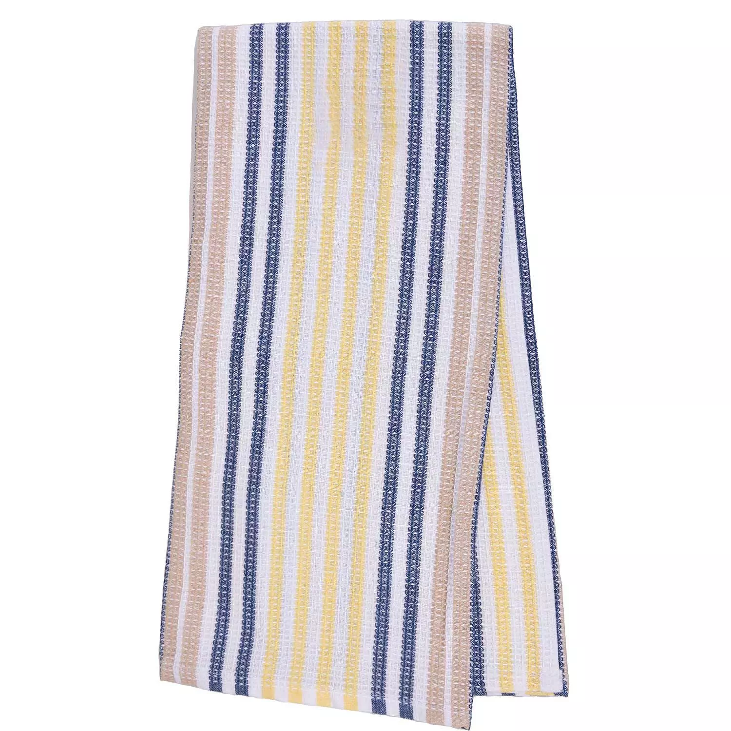 Kitchen towel, 23"x32", yellow and blue