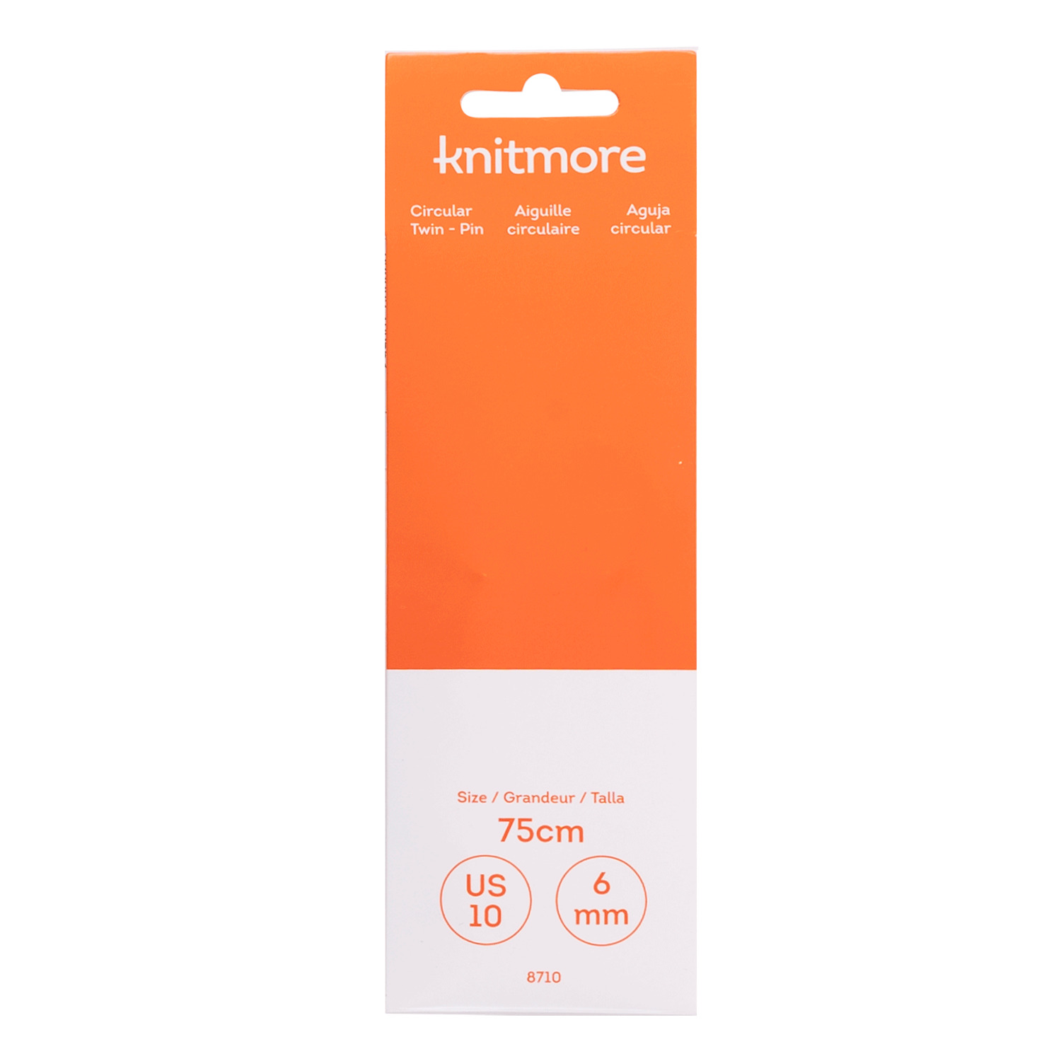 Knitmore - Sewing needles 6 mm Size: 75 cm