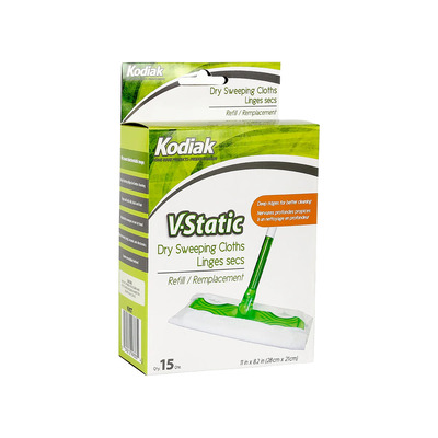 Kodiak - V-Static - Dry sweeping cloths refill, pk.of 15