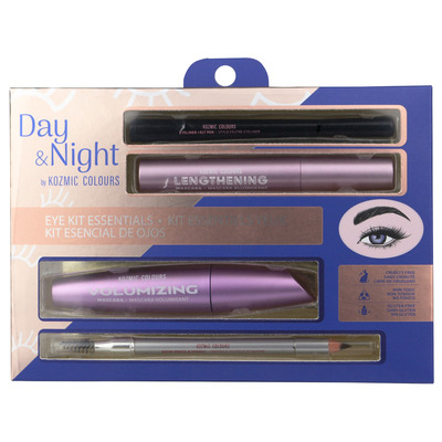 Kozmic Colours - Day & Night eye kit essentials, 4 pcs