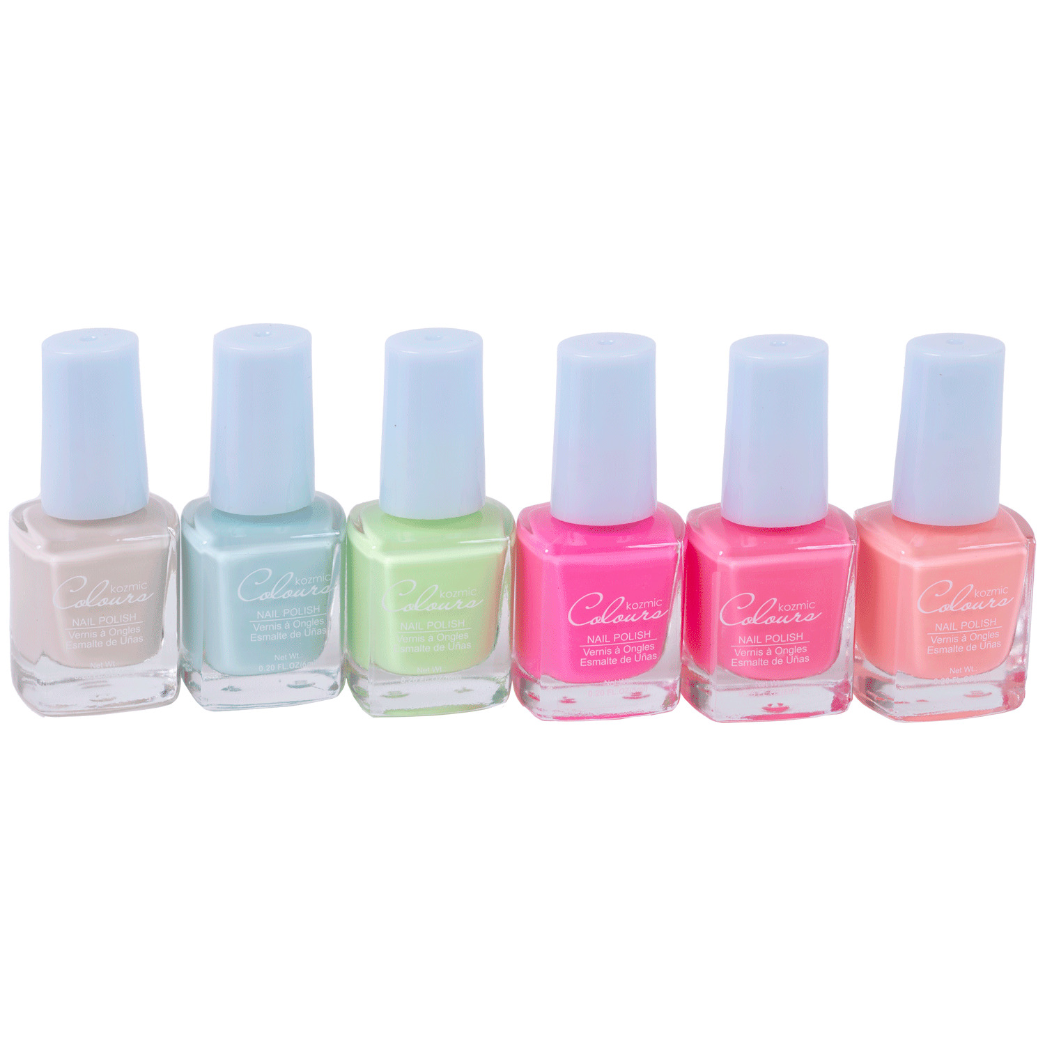 Kozmic Colours - Mini nail lacquer collection, 6 pcs - Collection 003 |  Rossy