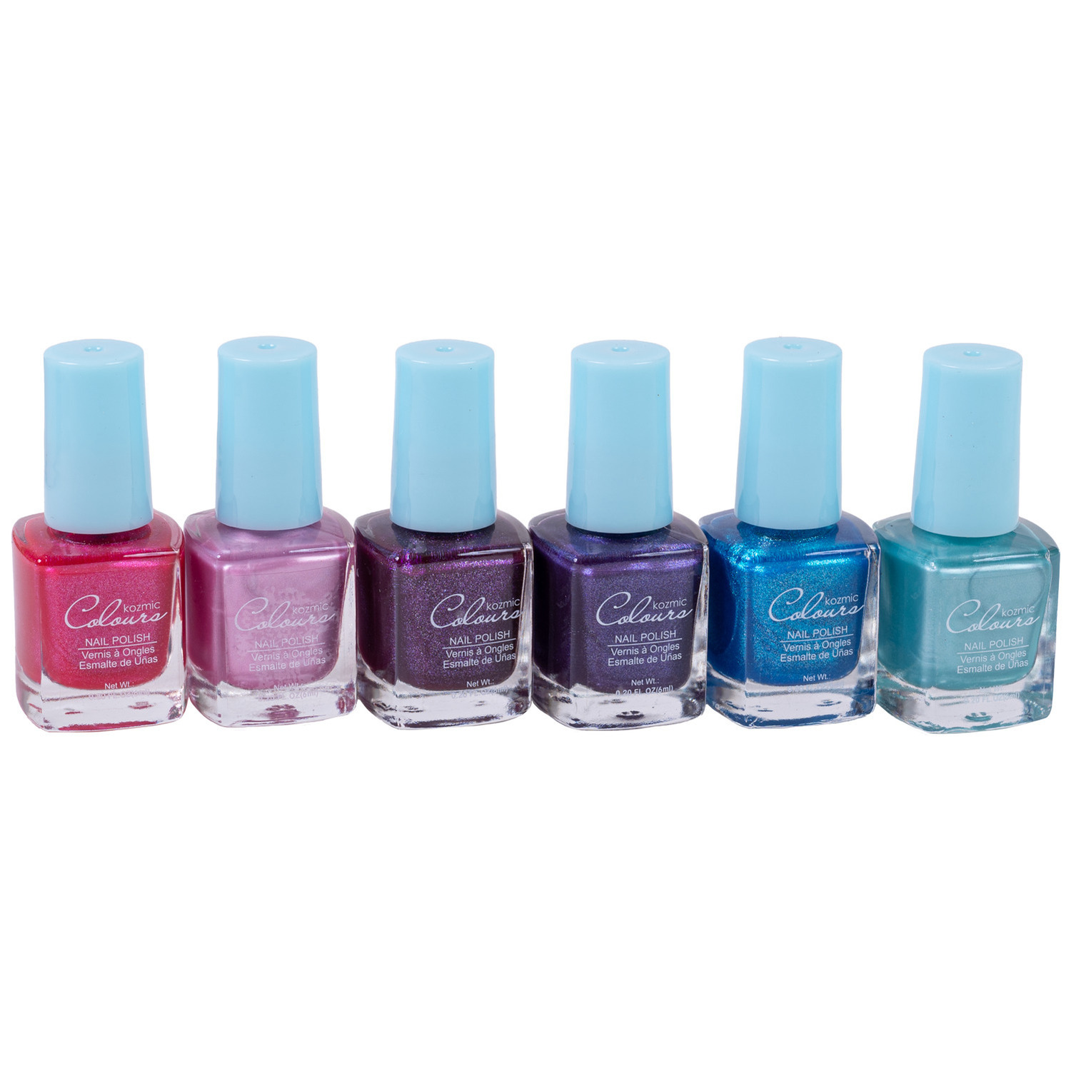 Kozmic Colours - Mini nail lacquer collection, 6 pcs - Collection 016 |  Rossy