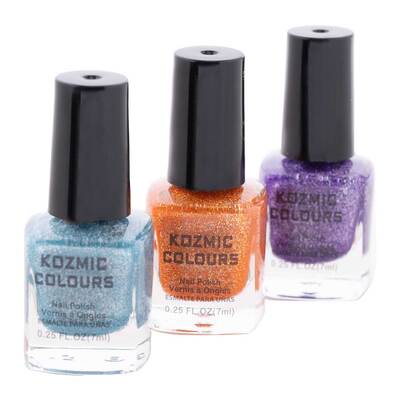 Kozmic Colours - Mini nail polish set, 3 pcs - Summit of Style