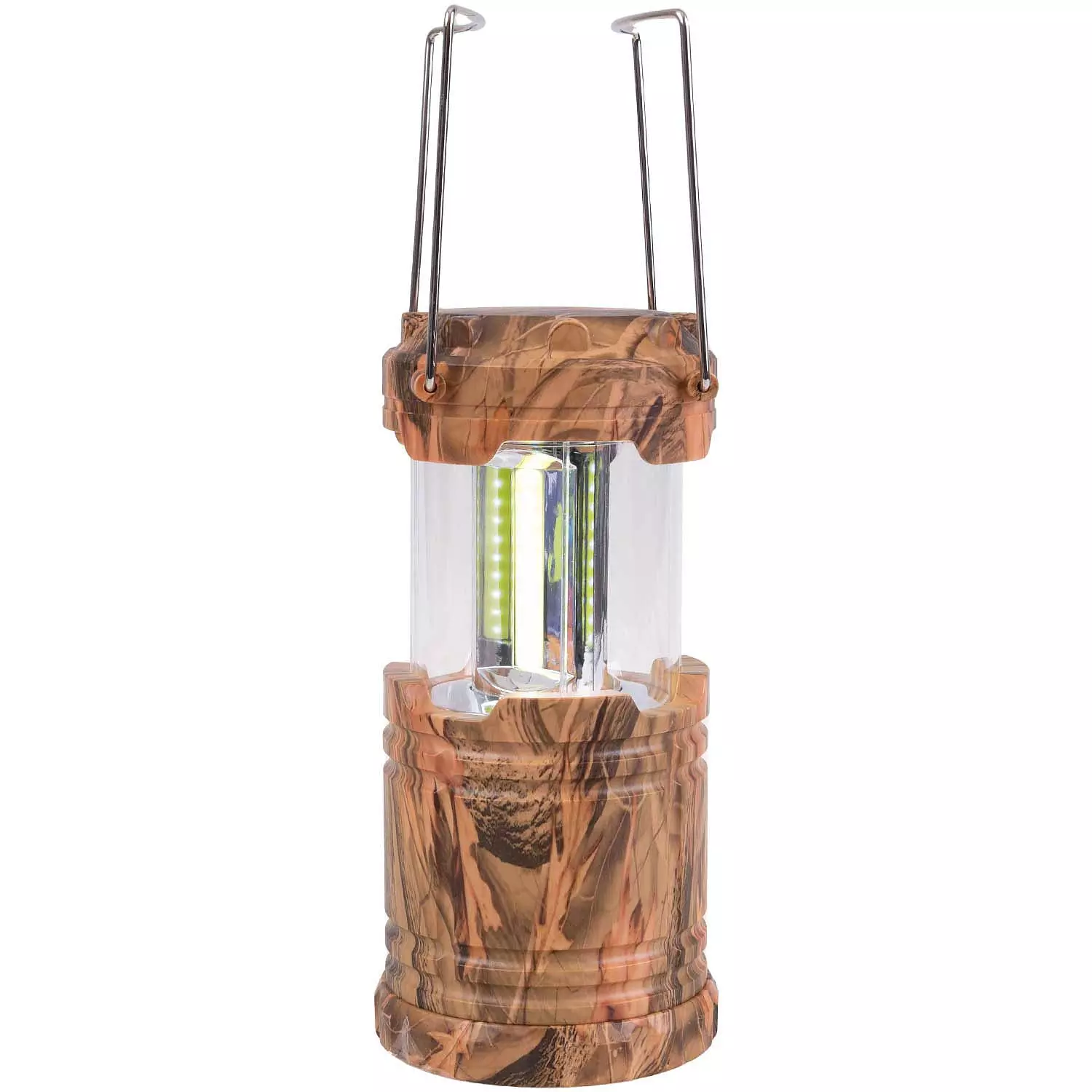 Lanterne pliante DEL camouflage, brun