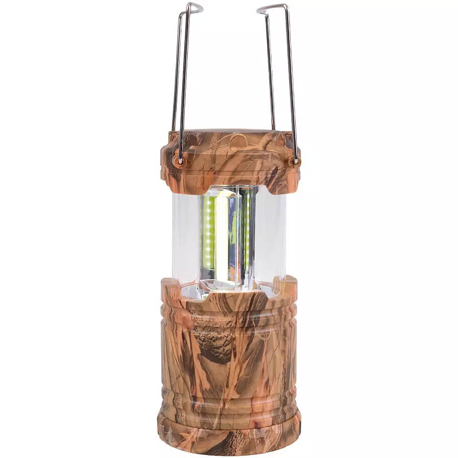 Lanterne pliante DEL camouflage, brun