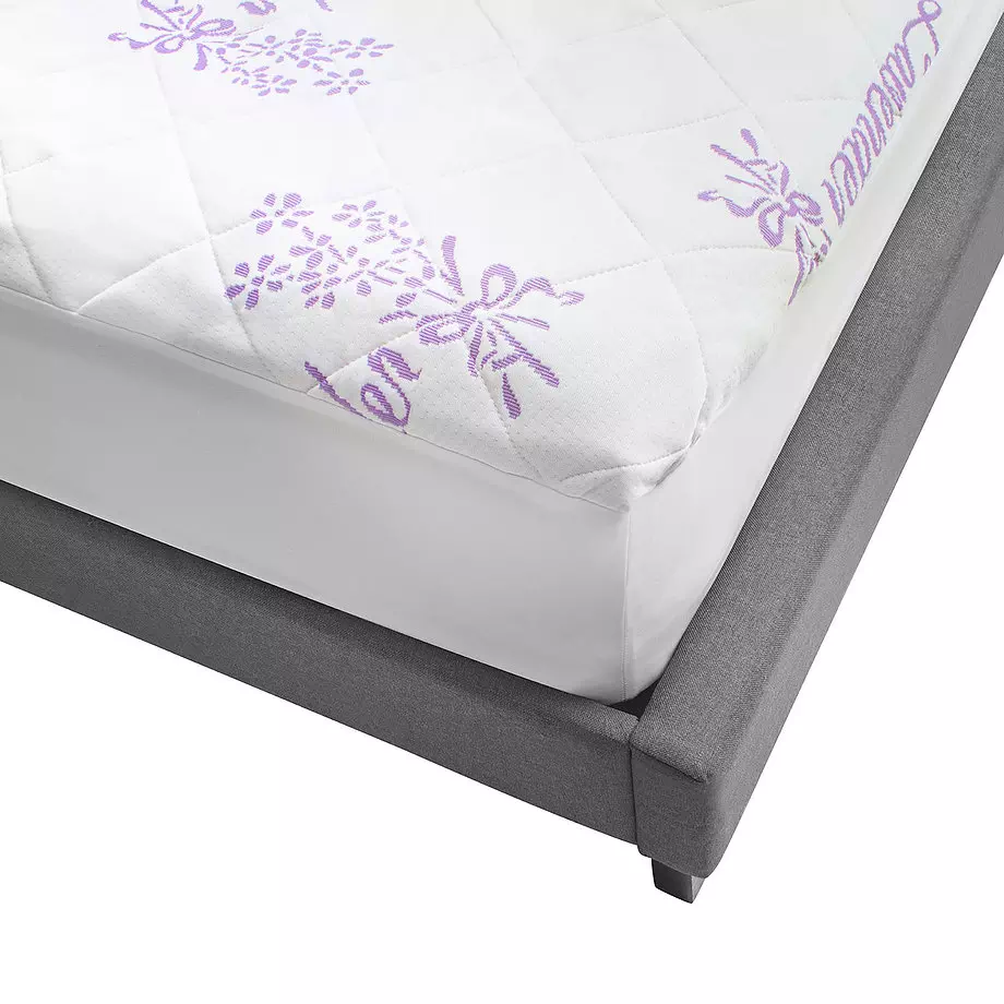 Lavender infused mattress protector, queen