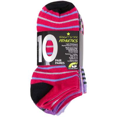 Light multisport low-cut performance socks, 10 pairs - Multi-colour
