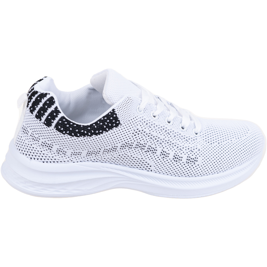 Lightweight mesh sports shoes - White