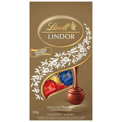 Lindt LINDOR - Assortiment de truffes au chocolat, 150g