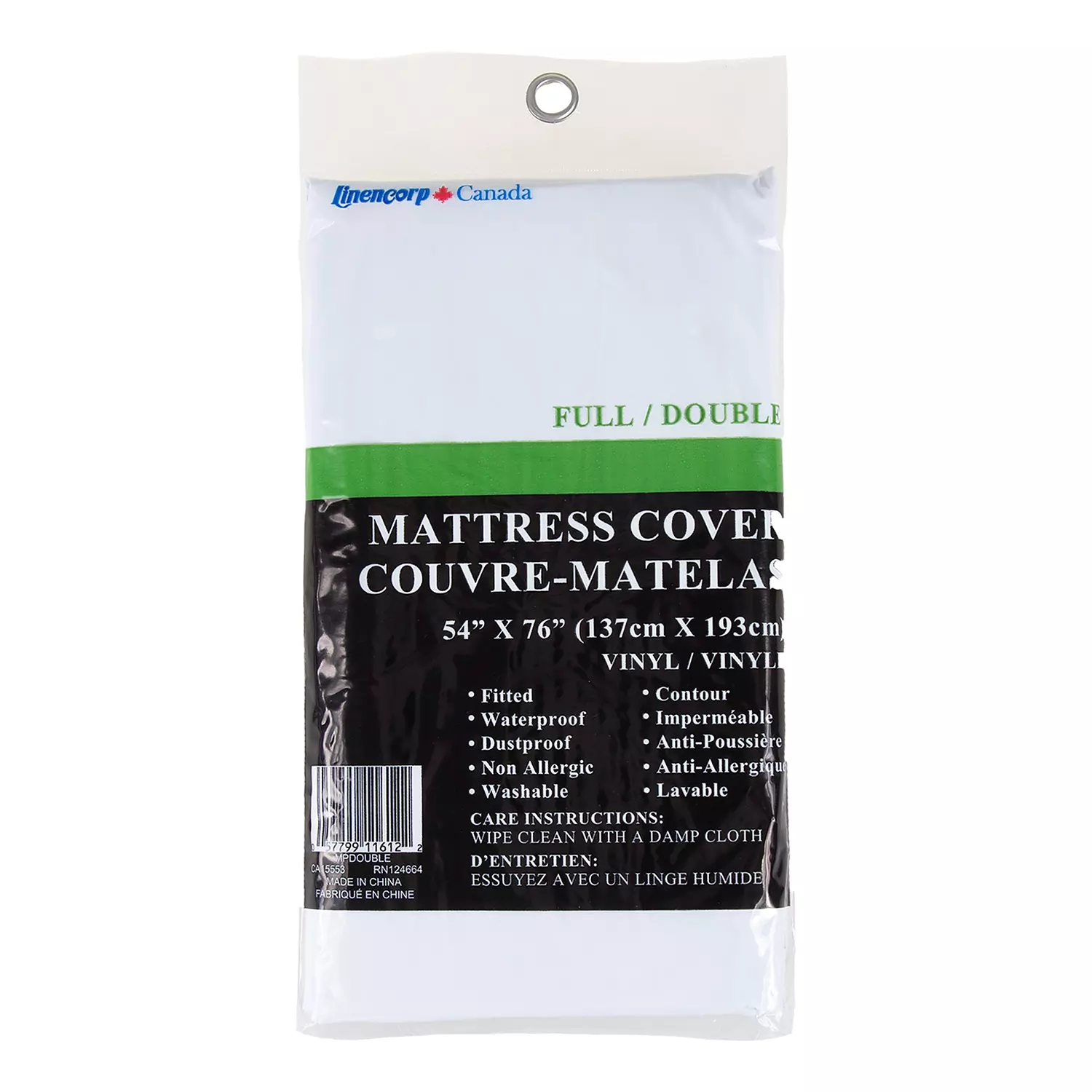 Linencorp Canada - Mattress cover, double