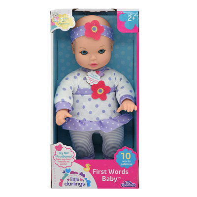 Little Darlings - First Words Baby - Talking doll