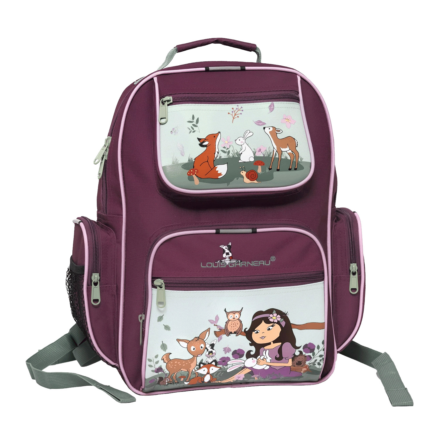 Louis Garneau - School backpack, Forest animals