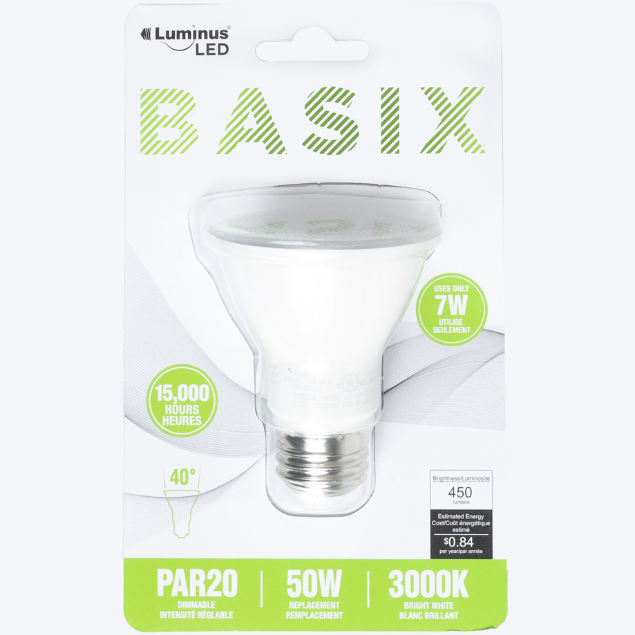 Luminus - Basix - LED dimmable lightbulb, 7W