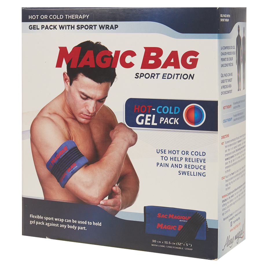 Magic Bag - Hot/cold therapy gel pack with sport wrap