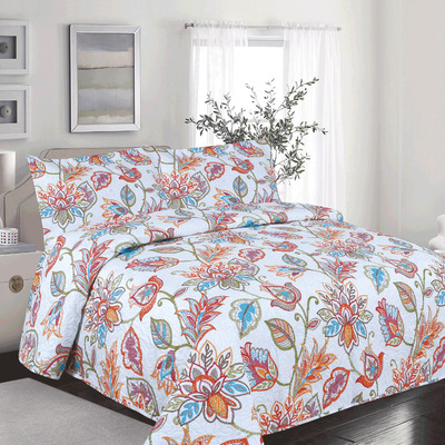 MAGNOLIA - Printed cotton quilt set - Autumn dreams