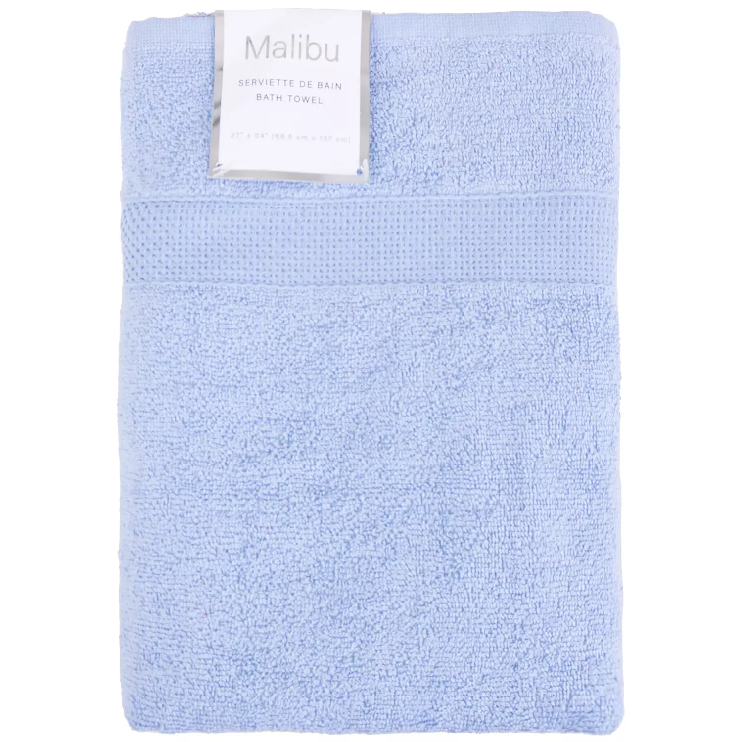 Malibu - bath towel, 27"x54", light blue
