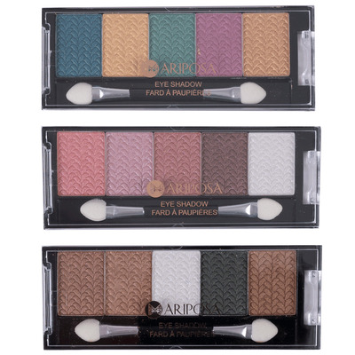 Mariposa - 5-color eyeshadow palette collection, pk. of 3 - Mimosa