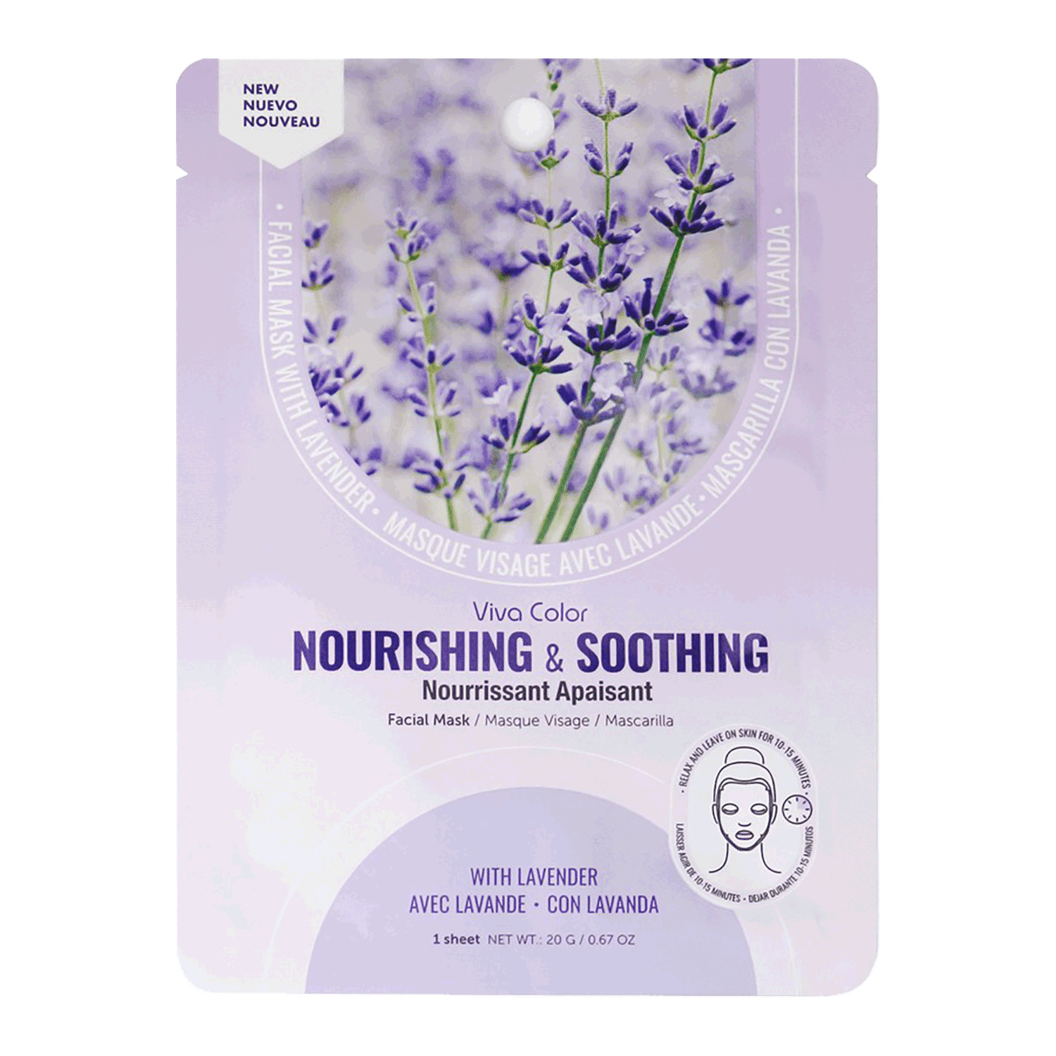 Mariposa - Nourishing & soothing facial mask, lavender